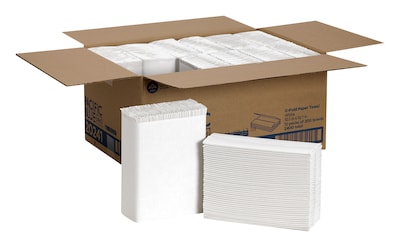 Pacific Blue Select C-Fold Paper Towels, 1-ply, 200 Sheets/Pack, 12 Packs/Carton (20241)