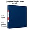 Standard 1-1/2 3 Ring Non View Binder with D-Rings, Blue (26413-CC)