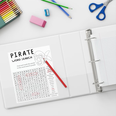 1" Simply™ View Binders with Round Rings, White