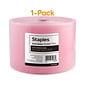 Staples® Perforated Bubble Roll, Anti-Static, Pink, 12" x175' (4072825)