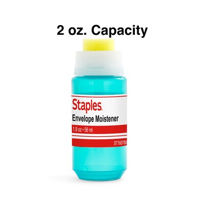 Staples 2 oz. Envelope Moistener, Blue (ST160788-CC)