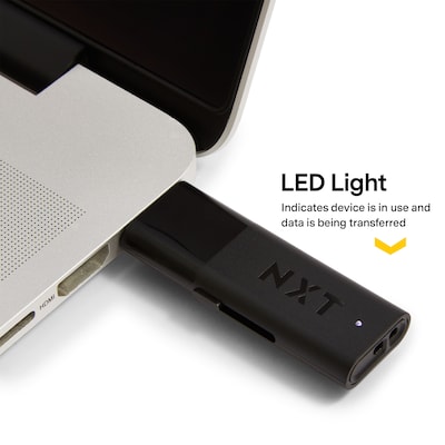 NXT Technologies™ 64GB USB 3.0 Type A Flash Drive, Black, 2/Pack (NX56885-US/CC)