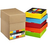 Astrobrights 65 lb. Cardstock Paper, 8.5 x 11, Assorted Colors, 250 Sheets/Ream, 5 Reams/Carton (9