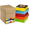 Astrobrights 65 lb. Cardstock Paper, 8.5 x 11, Assorted Colors, 250 Sheets/Ream, 5 Reams/Carton (98751)