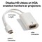 NXT Technologies™ 0.5 USB C/VGA Adapter, White (NX52347)