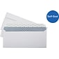 Quill Brand Self Seal Security Tinted #10 Left Window Envelope, 4 1/8" x 9 1/2", White Wove, 500/Box (3016452)