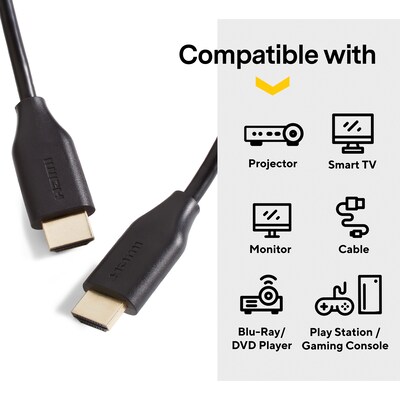 NXT Technologies™ 12' HDMI to HDMI Audio/Video Cable, Male to Male, Black (NX29740)