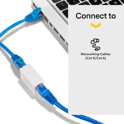NXT Technologies™ RJ45 to RJ45 Ethernet Coupler, Female to Female (NX56843)