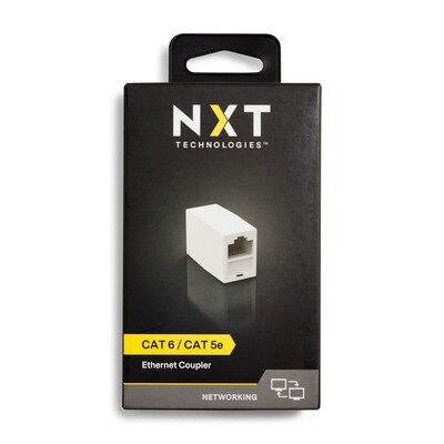NXT Technologies™ RJ45 to RJ45 Ethernet Coupler, Female to Female (NX56843)