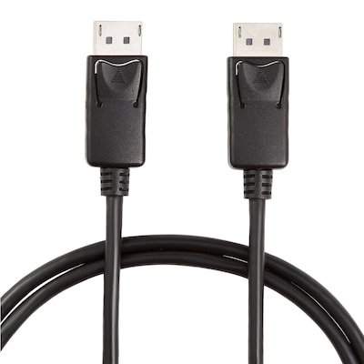 NXT Technologies™ 6' Display Port to Display Port Audio/Video Cable, Male to Male, Black (NX60395)