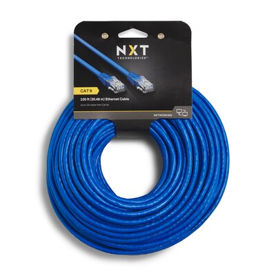 NXT Technologies™ NX56837 100' CAT-6 Cable, Blue