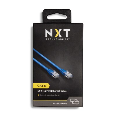 NXT Technologies™ NX56834 14' CAT-6 Cable, Blue