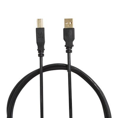 NXT Technologies™ 7' USB A Male/B Male, Black (NX29929)