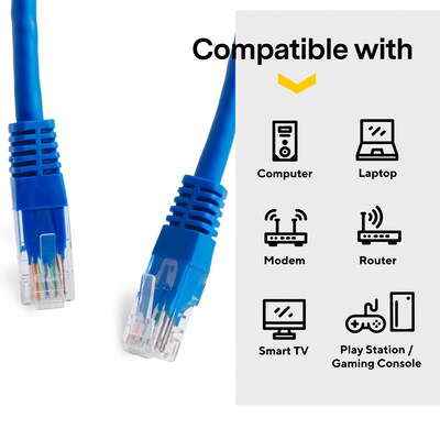 NXT Technologies™ 7' CAT-6 Cable, Blue (NX56833)