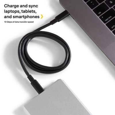 NXT Technologies™ 3' USB C, Black (NX56854)