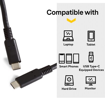 NXT Technologies™ 3' USB C, Black (NX56854)