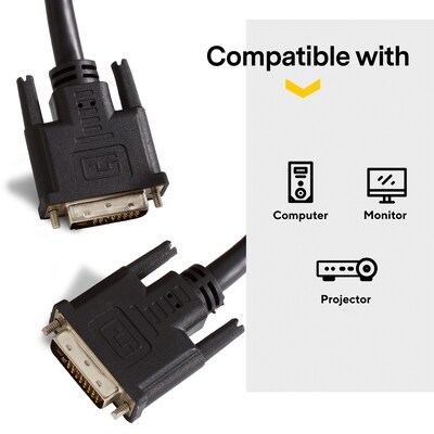 NXT Technologies™ NX29762 10' DVI-D Video Cable, Black