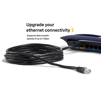 NXT Technologies™ 14' CAT-6 Cable, Black (NX29776)