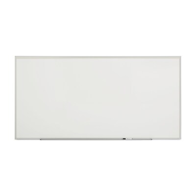 Quill Brand® Standard Durable Melamine Dry-Erase Whiteboard, Aluminum Frame, 8W x 4H (28346-CC)