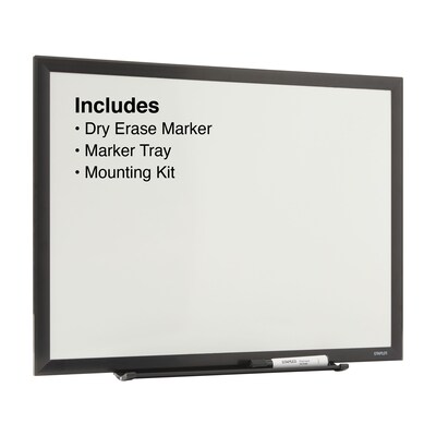 Quill Brand® Melamine Dry-Erase Whiteboard, Aluminum Frame, 2 x 1.5 (28679-CC)