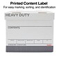 Staples Heavy Duty File Box, Lift Off Lid, Letter/Legal, White/Gray, 12/Carton (TR59219)