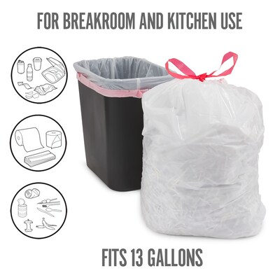 Glad Quick-Tie Tall Kitchen Cloroxpro Trash Bags - 13 Gallon - 200