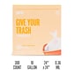 Perk™ 10 Gallon Kitchen Trash Bag, 24" x 24", High Density, 0.36 mil, Clear, 300 Bags/Box (PK56746)