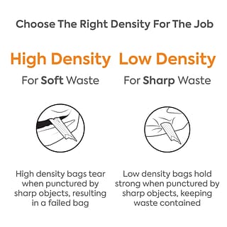 Brighton Professional High Density Trash Bags, 10 Gallon, Clear, 1000 Bags/Box  - Buy It By The Case