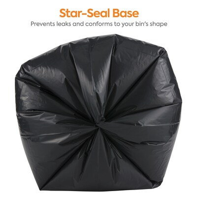 Coastwide Professional™ 20-30 Gallon Trash Bag, 30" x 36", Low Density, 1.35 mil, Black, 150 Bags/Box (CW21761)