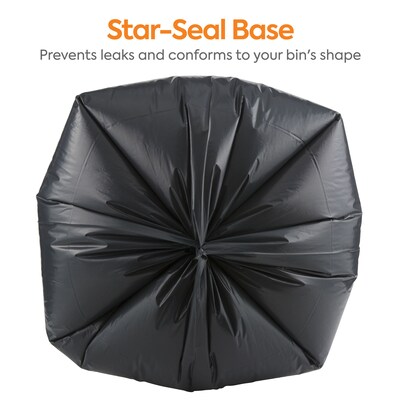 Coastwide Professional™ 55-60 Gallon Trash Bag, 38" x 58", Low Density, 1.5 mil, Black, 5 100 Bags/Box (CW25531)