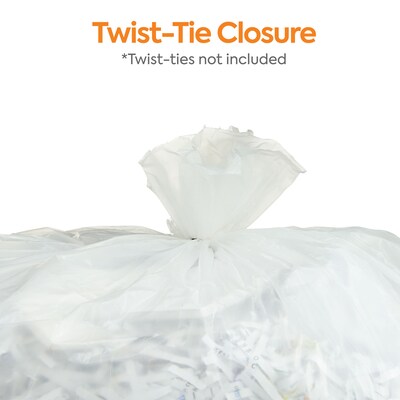 Coastwide Professional™ AccuFit 23 Gallon Trash Bag, 28" x 45", Low Density, 0.9 mil, Clear, 200 Bags/Box (CW22933)
