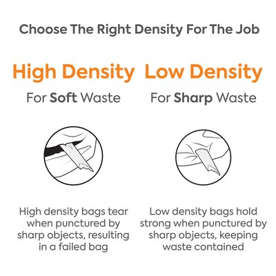Coastwide Professional™ 40-45 Gallon Recycling Bags, High Density, 19 Mic., Blue, 200 Bags/Box (CW57402)