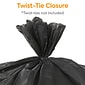 Coastwide Professional™ 30-33 Gallon Trash Bag, 33" x 40", High Density, 22 mic, Black, 8 Rolls (CW17969)