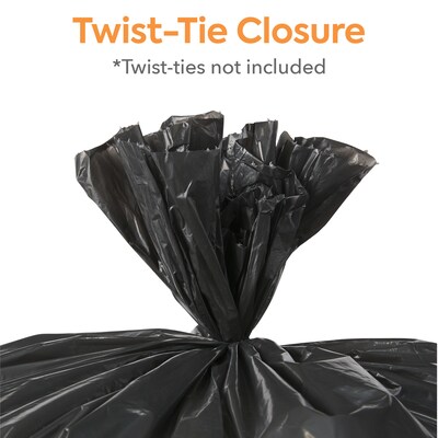 55-60 Gallon Trash Bags Heavy Duty 3 Mil, Contractor Bags 3 Mil. 55-60  Gallon Heavy Duty X-Large Black Trash Bags 3 Mil 50 Gallon, 55 Gallon, 60