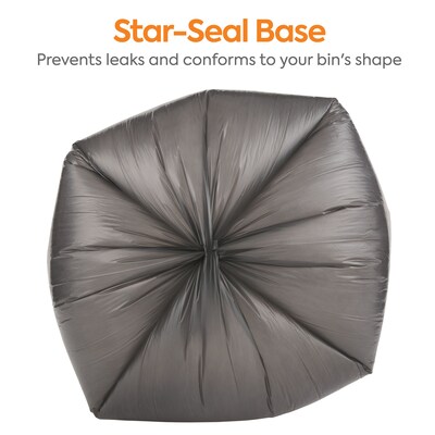 Coastwide Professional™ 20-30 Gallon Trash Bag, 30" x 36", Low Density, 0.45 mil, Black, 250 Bags/Box (CW18182)