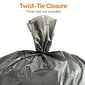 Coastwide Professional™ 40-45 Gallon Industrial Trash Bag, 39" x 47", Low Density, 1.7 mil, Silver, 50 Bags/Box (CW18189)