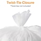 Coastwide Professional™ 55-60 Gallon Trash Bag, 38" x 60", High Density, 16 mic, Natural, 8 Rolls (CW18202)