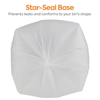 Coastwide Professional™ 20-30 Gallon Trash Bag, 30" x 37", High Density, 16 mic, Natural, 250 Bags/Box (CW19246)