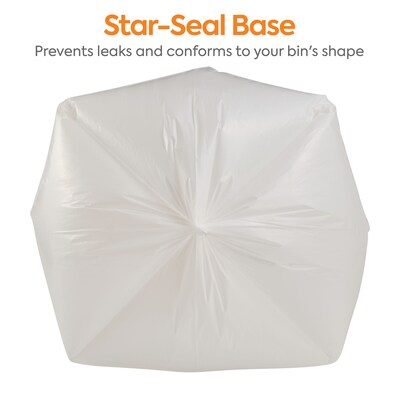 Coastwide Professional™ 20-30 Gallon Industrial Trash Bag, 30" x 36", Low Density, 0.9 mil, White, 200 Bags/Box (CW50710)