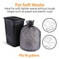 Coastwide Professional™ 12-16 Gallon Trash Bag, 24" x 33", High Density, 8 mic, Black, 20 Rolls (CW50709)