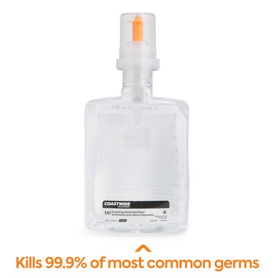 EXP 05/2023 Coastwide Professional 70% Alcohol Foaming Hand Sanitizer Refill for J-Series 1200 mL 2/Carton