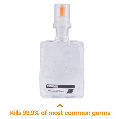 Coastwide Professional 70% Alcohol Gel Hand Sanitizer Refill for J-Series, 1200 mL, 2/Carton (CWJSR-