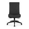 Union & Scale™ Workplace2.0™ Task Chair Upholstered, Armless, Iron Ore Fabric, Synchro Tilt (54166)