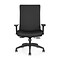 WPS Upholstered Task Chair 2D, Adjustable Arms, Black Fabric Synchro Tilt (54045)