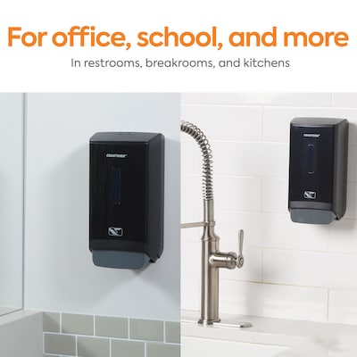 Coastwide Professional™ J-Series Wall Mounted Hand Soap Dispenser, Black (CWJMS-B-CC)