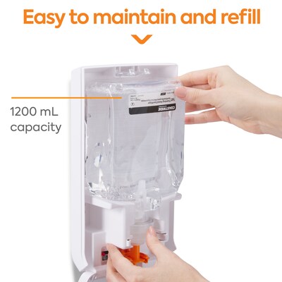 Coastwide Professional™ J-Series Wall Mounted Hand Sanitizer Dispenser, White (CWJMH-W)