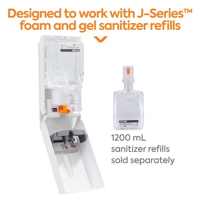 Coastwide Professional™ J-Series Wall Mounted Hand Sanitizer Dispenser, White (CWJMH-W)