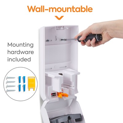 Coastwide Professional™ J-Series Wall Mounted Hand Sanitizer Dispenser, White (CWJMH-W)