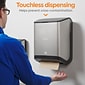 Coastwide Professional™ J-Series Automatic Touchless Hardwound Paper Towel Dispenser, Black/Metallic (CWJAHT-S)