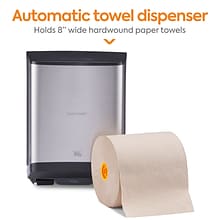 Coastwide Professional J-Series Automatic Hardwound Paper Towel Dispenser, Black/Metallic (CWJAHT-S-